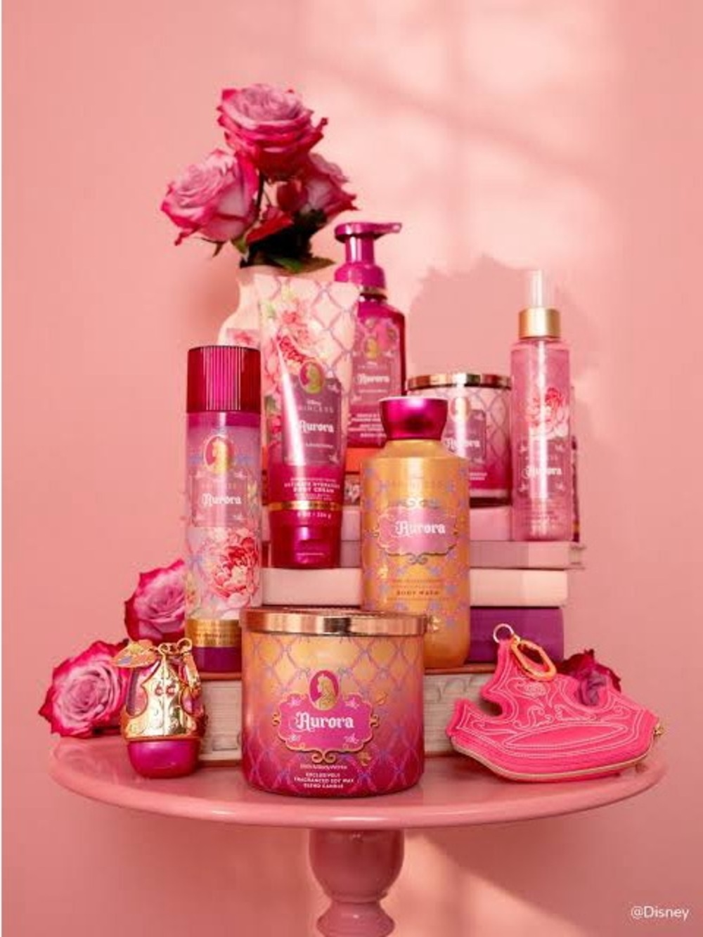 NWT: Disney Princess Limited Edition Aurora Set Bath and Body Works 12 Items
